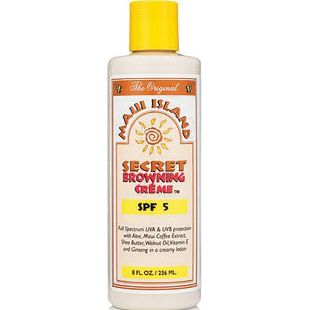 Photos - Sun Skin Care Maui Island Secret Browning Creme Tanning Lotion and Oil - SPF5 - 8oz