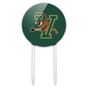University of Vermont Catamount Logo Acrylic Cake Topper Party Decoration for Wedding Anniversary Birthday Graduation - 1 of 4
