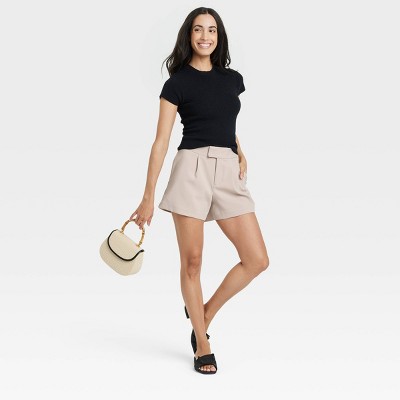 Women's High-Rise Tailored Shorts - A New Day' - image 3