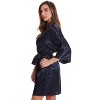 Just Love Womens Plush Solid Robe | Ladies Hooded Bathrobe - 2 of 3