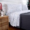 Christmas Printed Cotton Flannel Sheet Set - 3 of 4