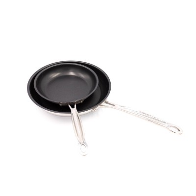 Stainless Steel Non-Stick 9" and 11" Skillet Set