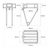Pure Cycles Urban Front Rack Front Brake Boss/Eyelet Silver - 4 of 4