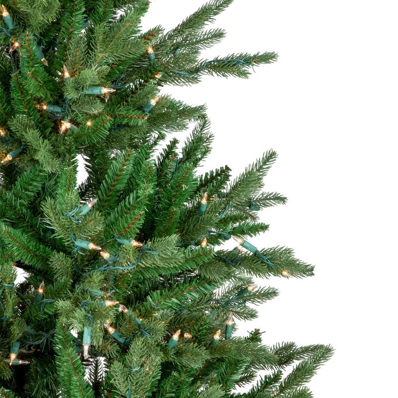Northlight Real Touch™️ Pre-Lit Full Oregon Noble Fir Artificial Christmas Tree - 7.5' - Warm White LED Lights, 4 of 13