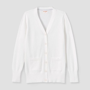 Girls' Long Uniform Cardigan - Cat & Jack™ - 1 of 3