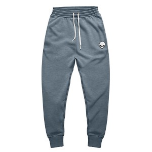 Dalix Alien Embroidered Fleece Jogger Cuff Sweatpant Sweats Soft Warm Cute Womens - 1 of 4