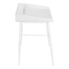 PAGED 47" L Computer Desk, Simple Modern Home Office Desk with Desktop Shelf and Baffle for Study, Office - 2 of 4