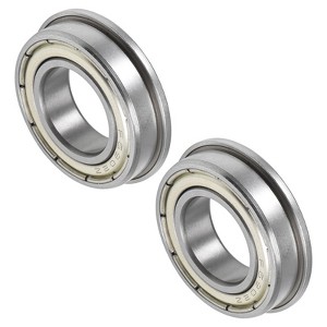 Unique Bargains Chrome Steel Durable Multipurpose Use Flanged Ball Bearing - 1 of 4