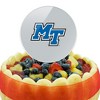 Middle Tennessee State Secondary Logo Acrylic Cake Topper Party Decoration for Wedding Anniversary Birthday Graduation - 4 of 4