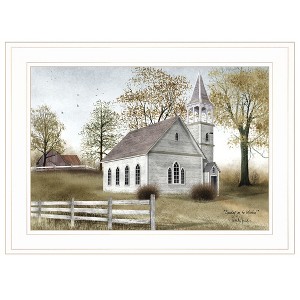 Sunday Go To Meetin By Billy Jacobs, Ready to Hang Framed Print, White Frame - 1 of 1