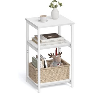 Side Table, Small End Table, Tall Nightstand for Living Room, Bedroom, Office, Bathroom - 1 of 4