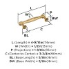 Amerock Enlivity Pull for Cabinets, Drawers, and Furniture - 3 of 4