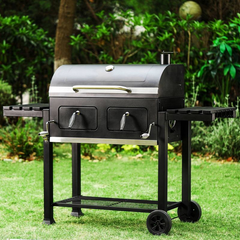 Captiva Designs Extra Large Charcoal Grill &#38; Cooking Area E02GR005 Black, 1 of 13
