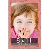 PosterPalooza | Photo Size Shabby Chic Pink Picture Frame - UV Acrylic, Foam Board Backing, Hanging Hardware - 2 of 4