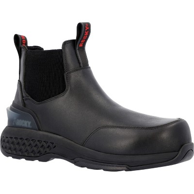 Men's Rocky Code Red Station Slip-On Composite Toe Boot