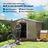 Outdoor Shed Garden Storage Shed Tool Storage Building with 4 Vents and 2 Sliding Doors, 9 x 6 FT - 4 of 4