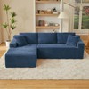 Dolonm 103" L-shaped Modular Cloud Sofa,Compressed Boneless with Deep Seats,No Assembly, for Living Rooms Bedrooms - 4 of 4