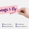 Big Dot of Happiness Beautiful Butterfly - Peel and Stick Nursery And Kids Room Vinyl Wall Art Stickers - Wall Decals - Set of 20 - 3 of 4