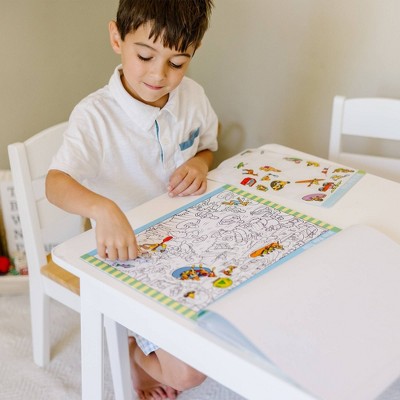 Bright White Wooden Kids Square Play Table - 25.4" Height
