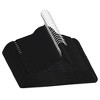 vidaXL 20 pcs Clothes Hanger Set Anti-slip Black Velvet - 2 of 4