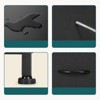 Fontoi Dressers, Tall Dresser with Wood Top, Storage Tower for Bedroom Entryway Hallway, Black, 13.8"*30"*38.2" - 4 of 4