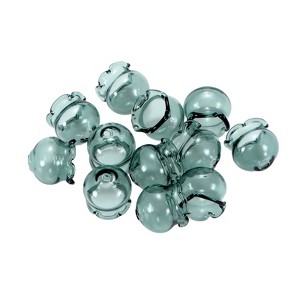 Unique Bargains Glass Jellyfish Wind Bell Beads 12 Pcs - 1 of 4