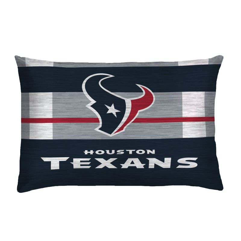 NFL Houston Texans Heathered Stripe Queen Bed in a Bag - 3pc, 3 of 4