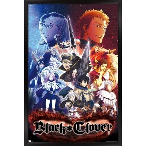 Trends International Black Clover - One Sheet Framed Wall Poster Prints - 1 of 4