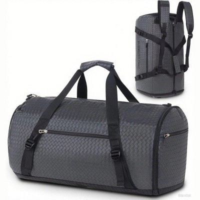 45L Duffel Bag for Sports,Outdoor,Travel, Water Resistant Grey