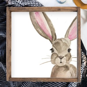 Rustic Marlin Bunny Wooden Serving Wood Trays - 1 of 3
