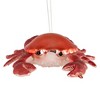 Northlight Shelled Crab Glass Christmas Ornament - 4" - Red - 4 of 4