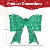 Karl Home 28 inch Bow Christmas Light  Decoration - 4 of 4