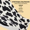 Bedsure Soft Cow Print Blanket for Couch, Animal Decor plush faux-fur fleece Throw Blanket - 3 of 4