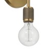 Robert Stevenson Lighting Maxim Modern Minimalist Metal Exposed 2-Light Wall Sconce - image 4 of 4