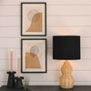 Storied Home Wood Framed Handmade Paper Sun and Moon Wall Art, Set of 2 - 3 of 4