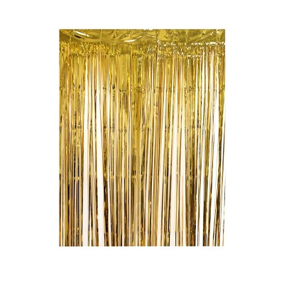 gold paper streamers