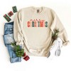 Simply Sage Market Women's Graphic Sweatshirt Distressed Merry Christmas - image 3 of 4