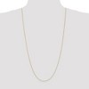 Black Bow Jewelry 0.8mm 14k Yellow Gold Diamond Cut Round Wheat Chain Necklace - 2 of 4