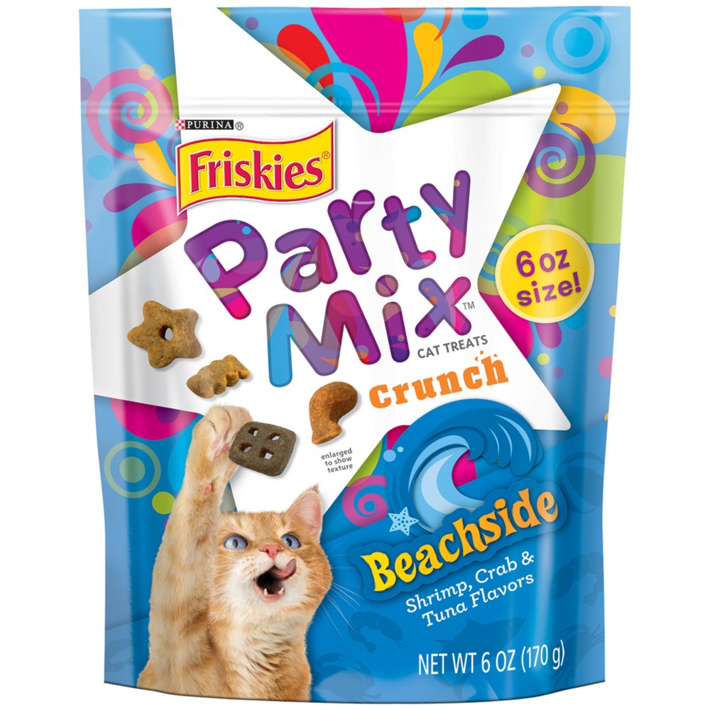 UPC 050000576982 product image for Friskies Party Mix Crunch Beachside Cat Treats - 6oz | upcitemdb.com