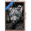 Trends International Reinders: Animals - Blue Eyed Leopard Framed Wall Poster Prints - 3 of 4