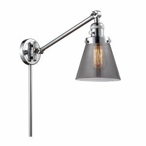 Cone - 1 Light Swing Arm Wall Sconce In Industrial Style-25 Inches Tall and 8 Inches Wide - 1 of 1