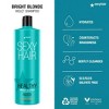 Sexy Healthy Hair BRIGHT BLONDE Shampoo & Conditioner (33.8 oz XXL LITER DUO) Purple / Violet Formula Brighten & Neutralize Hair - 2 of 3