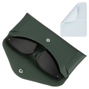 Unique Bargains PU Leather Waterproof Anti-Scratch Eyeglass Case 6.7" x 2.6" - 1 of 4