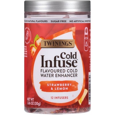Twinings Cold Infuse Strawberry & Lemon Tea - 12ct/0.09oz