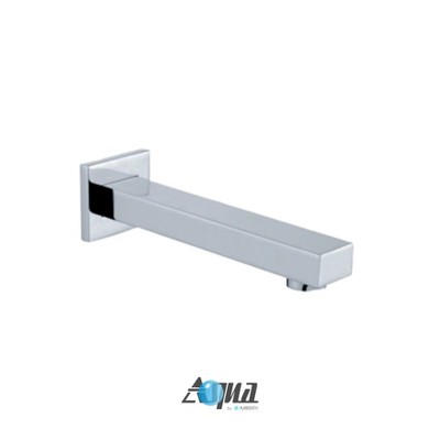 KubeBath Aqua Piazza by KubeBath 7Inch Long Tub Filler Spout With Aerator