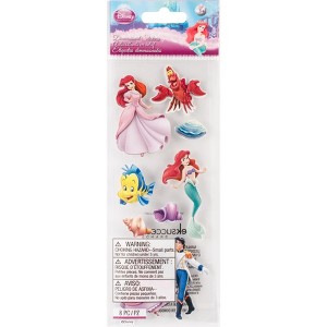 EK Success Disney Dimensional Stickers - Little Mermaid, 7pcs - 1 of 2