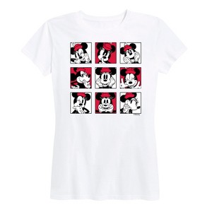 Women's - Disney - Minnie Grid Short Sleeve Graphic T-Shirt - 1 of 4