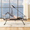 Foldable Pilates Reformer, Pilates Equipment Up To 330.5LBS Capacity, Core Pilates Bed With Dual Resistance System for Home Use Gym Fitness 86.6 Inch - 4 of 4