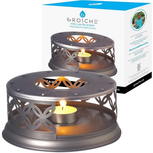 Candle tea warmer | Teapot and Food Warmer | A candlelit warmer to keep  your tea toasty.