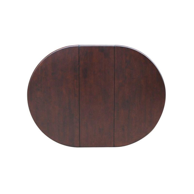 36" Magnolia Round Top Dining Table with 12" Leaf - International Concepts, 6 of 9